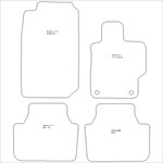 Honda Accord Manual 7th Gen Car Mats